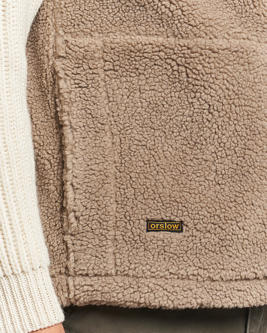Homme | Manteaux Et Vestes | orSlow | Boa Fleece Vest Graige