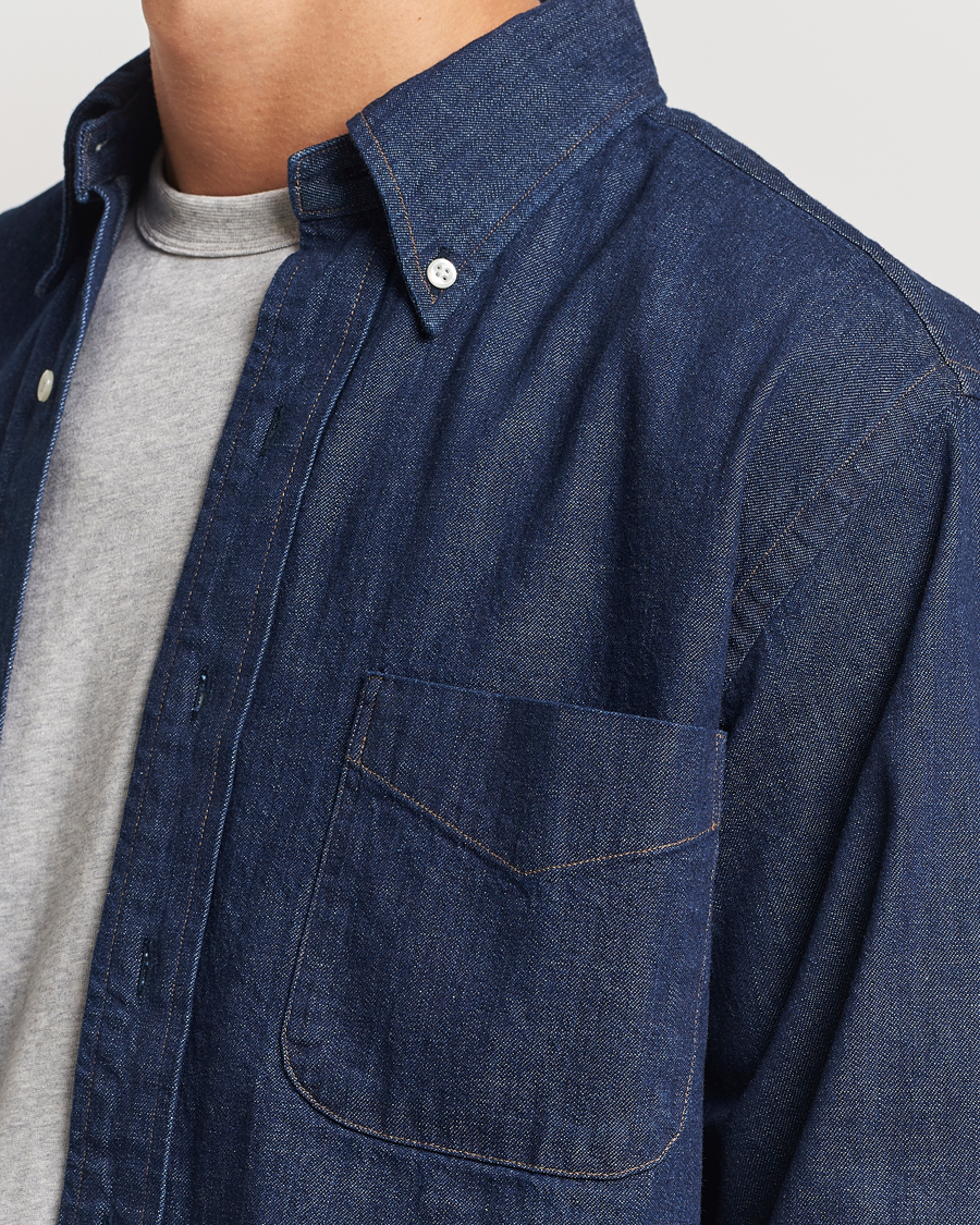 Homme | Chemises | orSlow | Denim Button Down Shirt One Wash