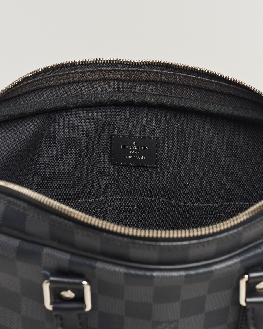 Homme | Louis Vuitton Pre-Owned Porte-Documents Voyage Briefcase Damier Graphite | Louis Vuitton Pre-Owned | Porte-Documents Voyage Briefcase Damier Graphite