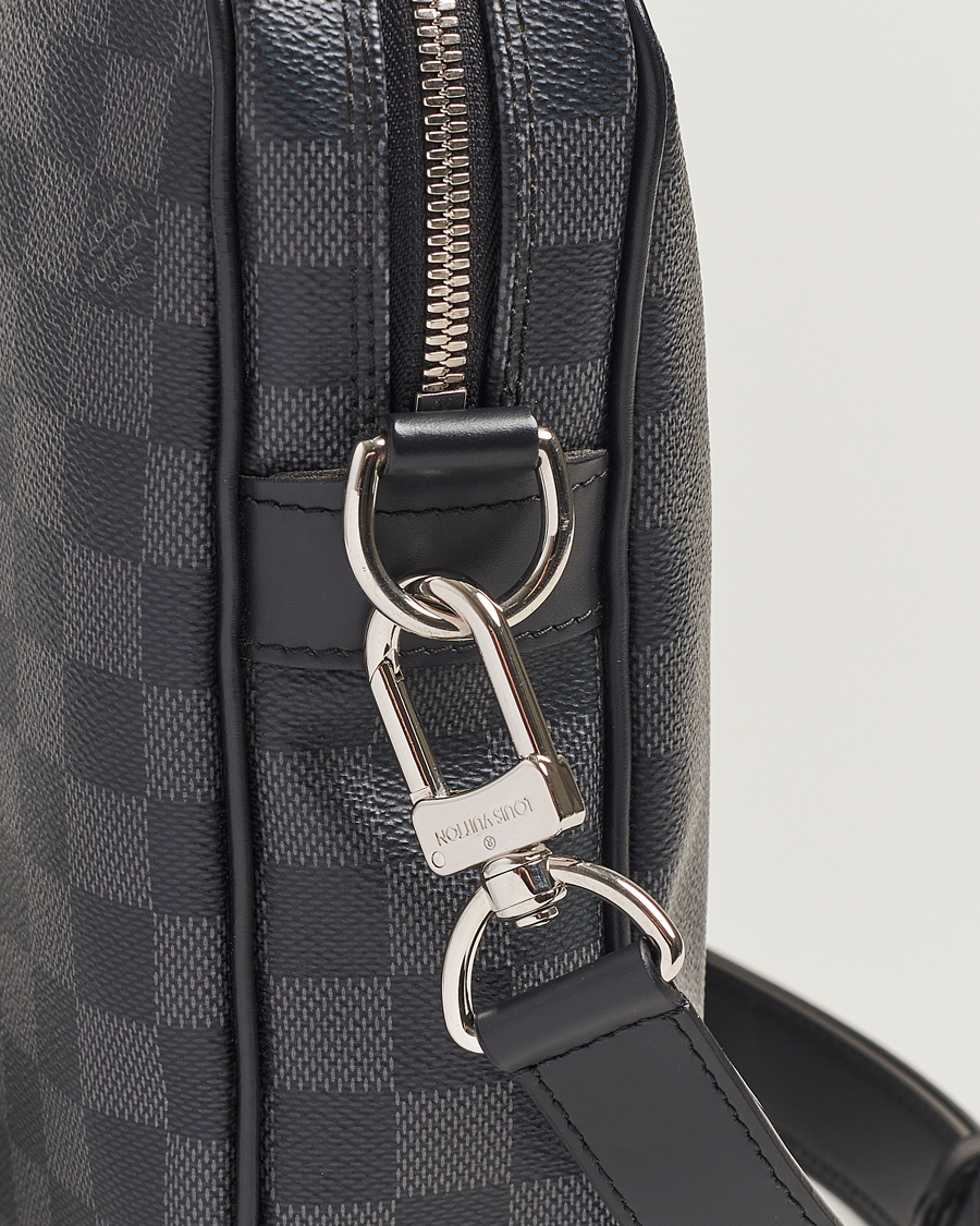 Homme | Louis Vuitton Pre-Owned Porte-Documents Voyage Briefcase Damier Graphite | Louis Vuitton Pre-Owned | Porte-Documents Voyage Briefcase Damier Graphite