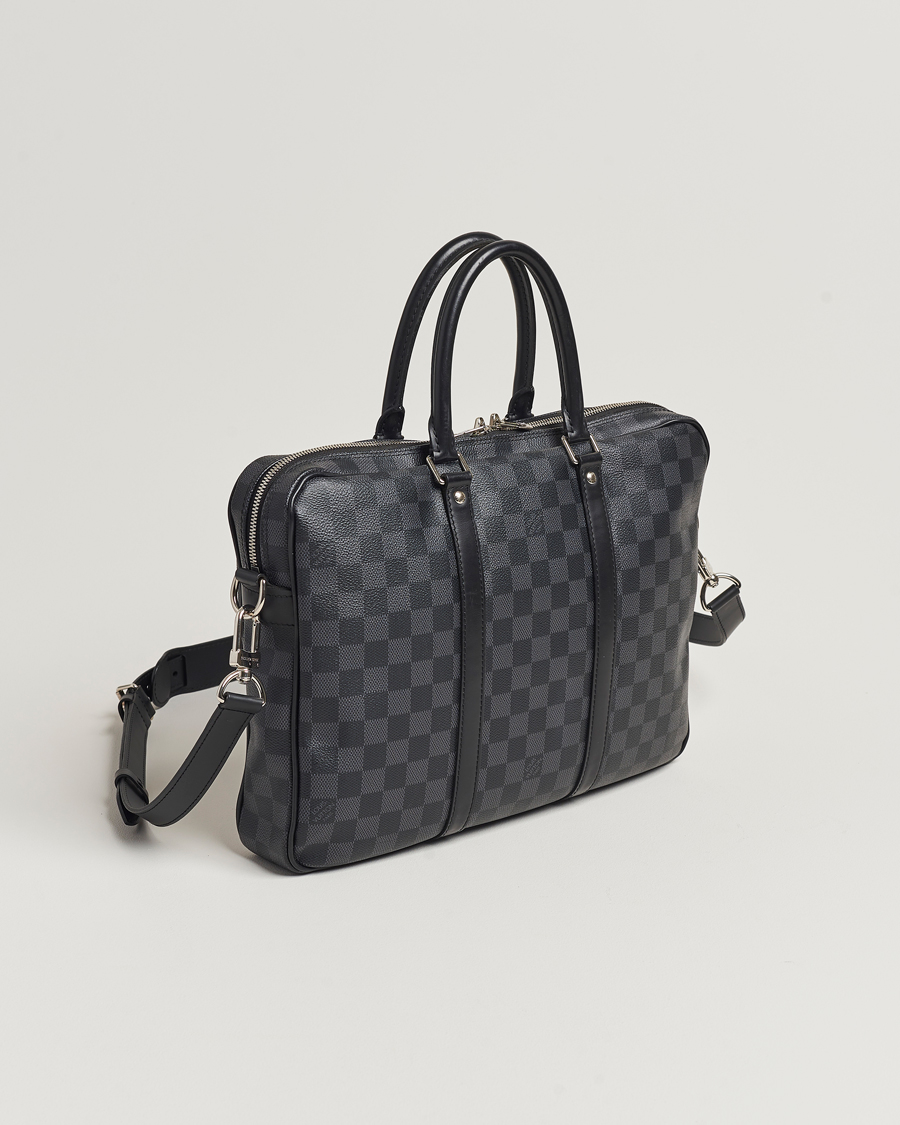 Homme | Louis Vuitton Pre-Owned Porte-Documents Voyage Briefcase Damier Graphite | Louis Vuitton Pre-Owned | Porte-Documents Voyage Briefcase Damier Graphite