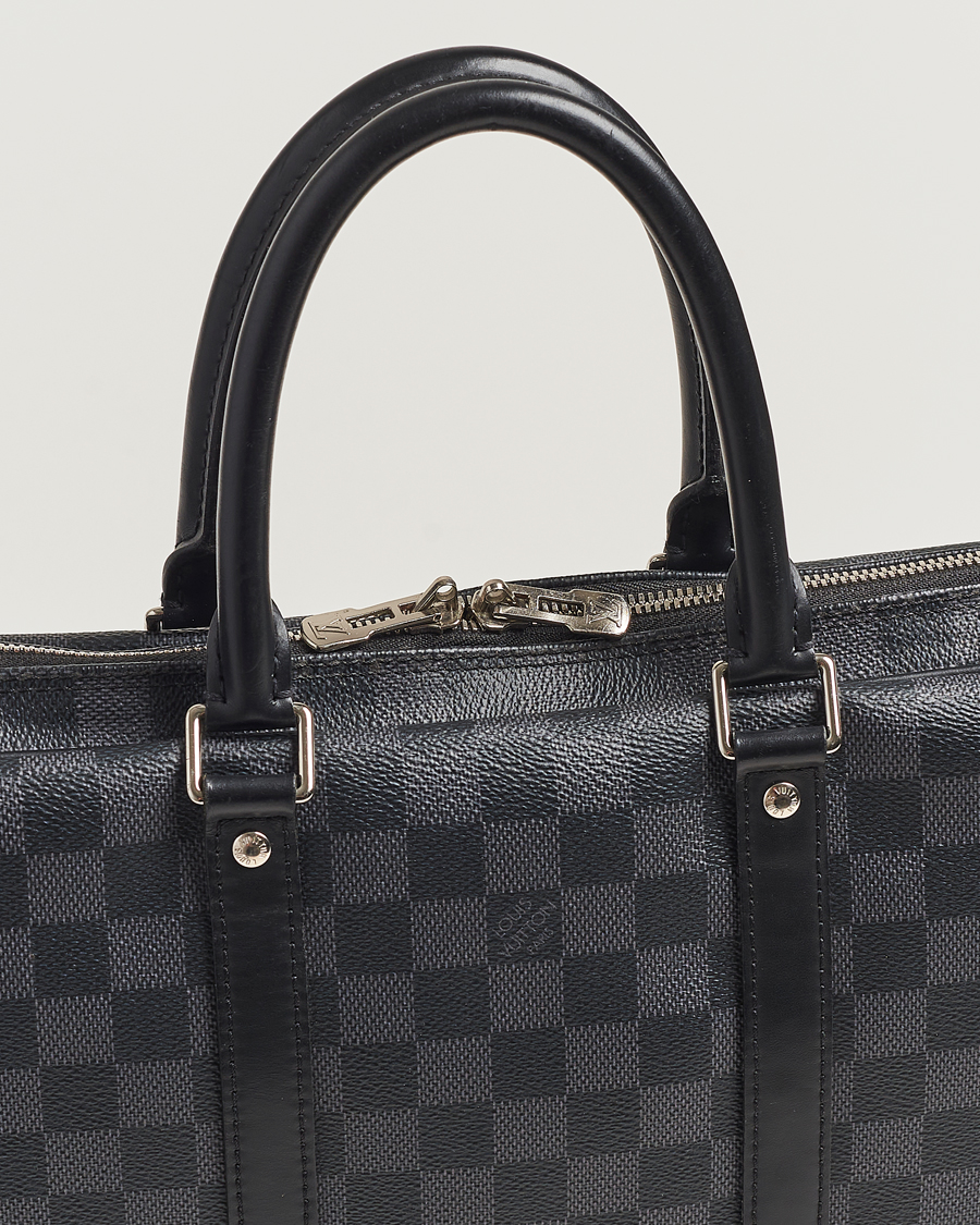 Homme | Louis Vuitton Pre-Owned Porte-Documents Voyage Briefcase Damier Graphite | Louis Vuitton Pre-Owned | Porte-Documents Voyage Briefcase Damier Graphite