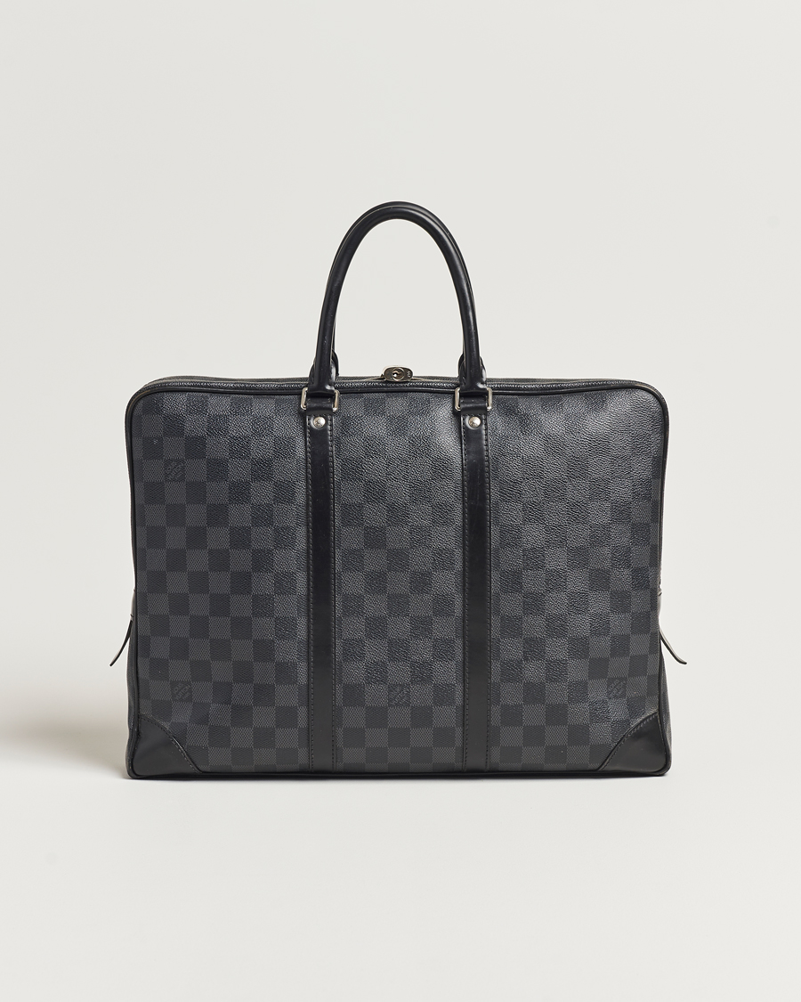 Homme | Louis Vuitton Pre-Owned Porte-Documents Voyage Briefcase Damier Graphite | Louis Vuitton Pre-Owned | Porte-Documents Voyage Briefcase Damier Graphite