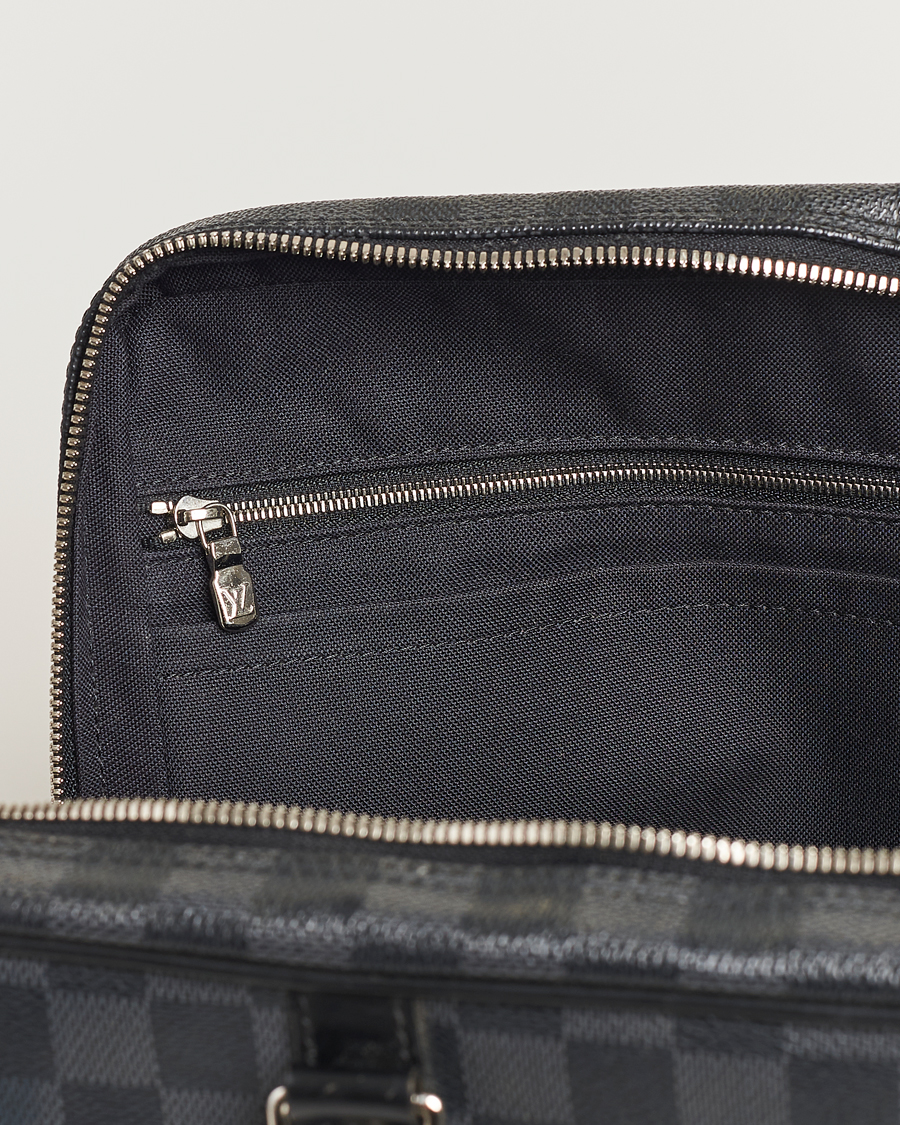 Homme | Louis Vuitton Pre-Owned Porte-Documents Voyage Briefcase Damier Graphite | Louis Vuitton Pre-Owned | Porte-Documents Voyage Briefcase Damier Graphite