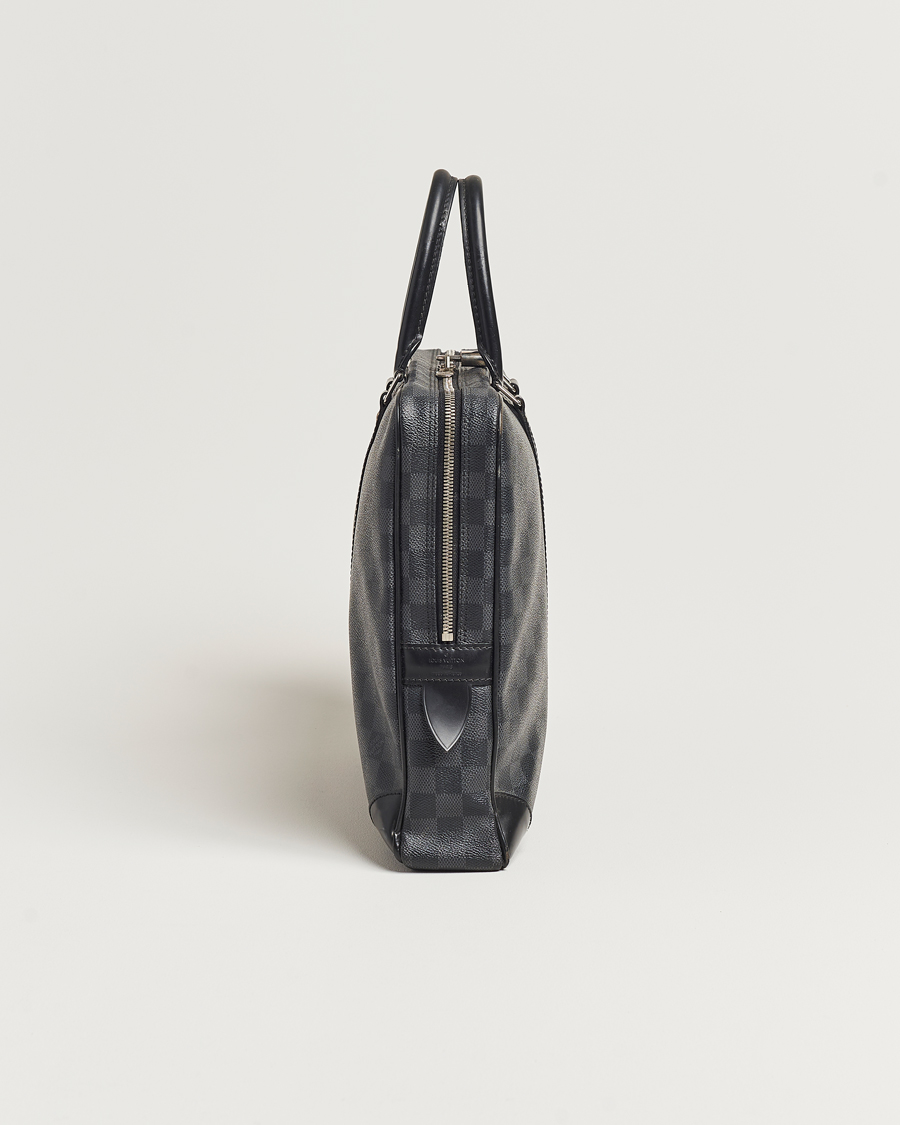 Homme | Louis Vuitton Pre-Owned Porte-Documents Voyage Briefcase Damier Graphite | Louis Vuitton Pre-Owned | Porte-Documents Voyage Briefcase Damier Graphite