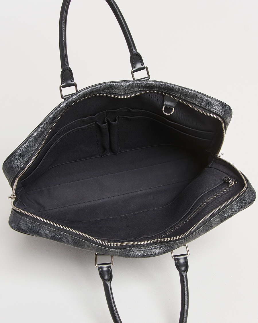 Homme | Louis Vuitton Pre-Owned Porte-Documents Voyage Briefcase Damier Graphite | Louis Vuitton Pre-Owned | Porte-Documents Voyage Briefcase Damier Graphite