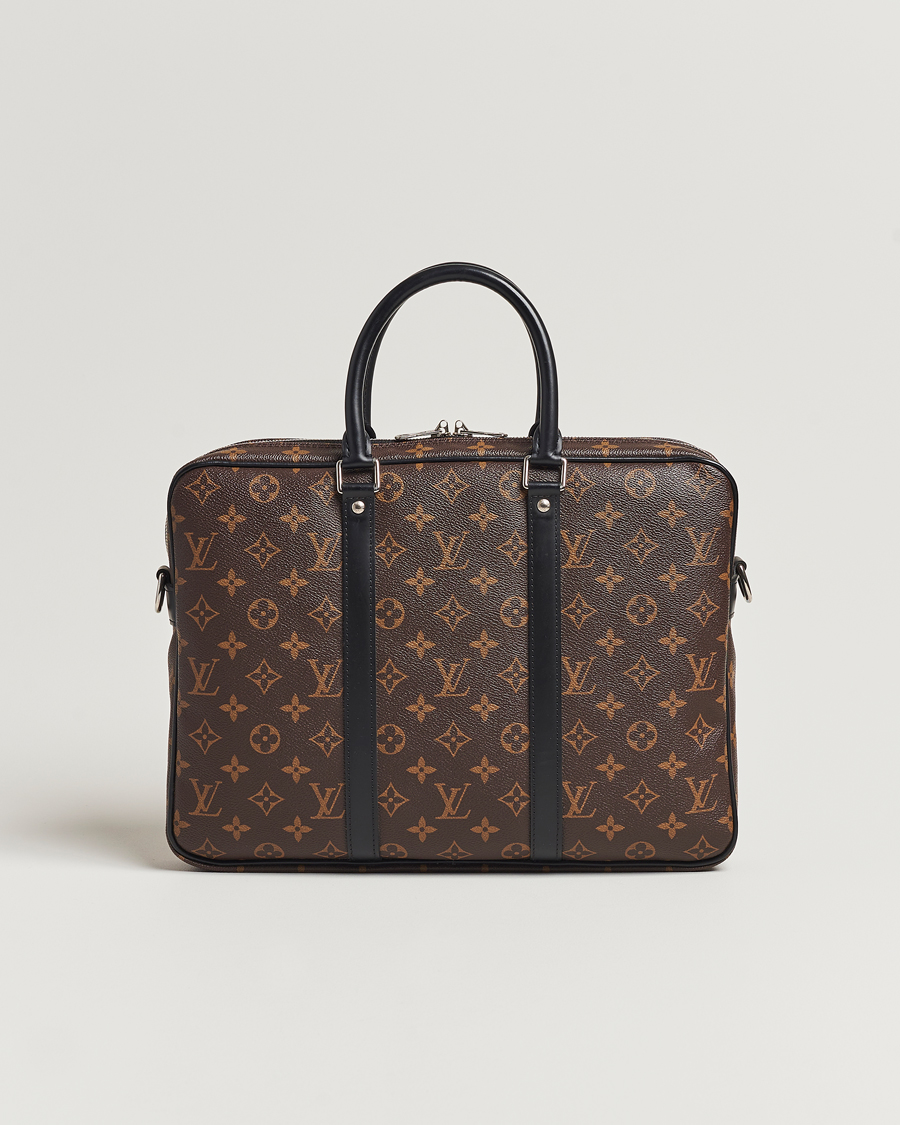 Homme | Louis Vuitton Pre-Owned Porte-Documents Voyage Briefcase Monogram | Louis Vuitton Pre-Owned | Porte-Documents Voyage Briefcase Monogram