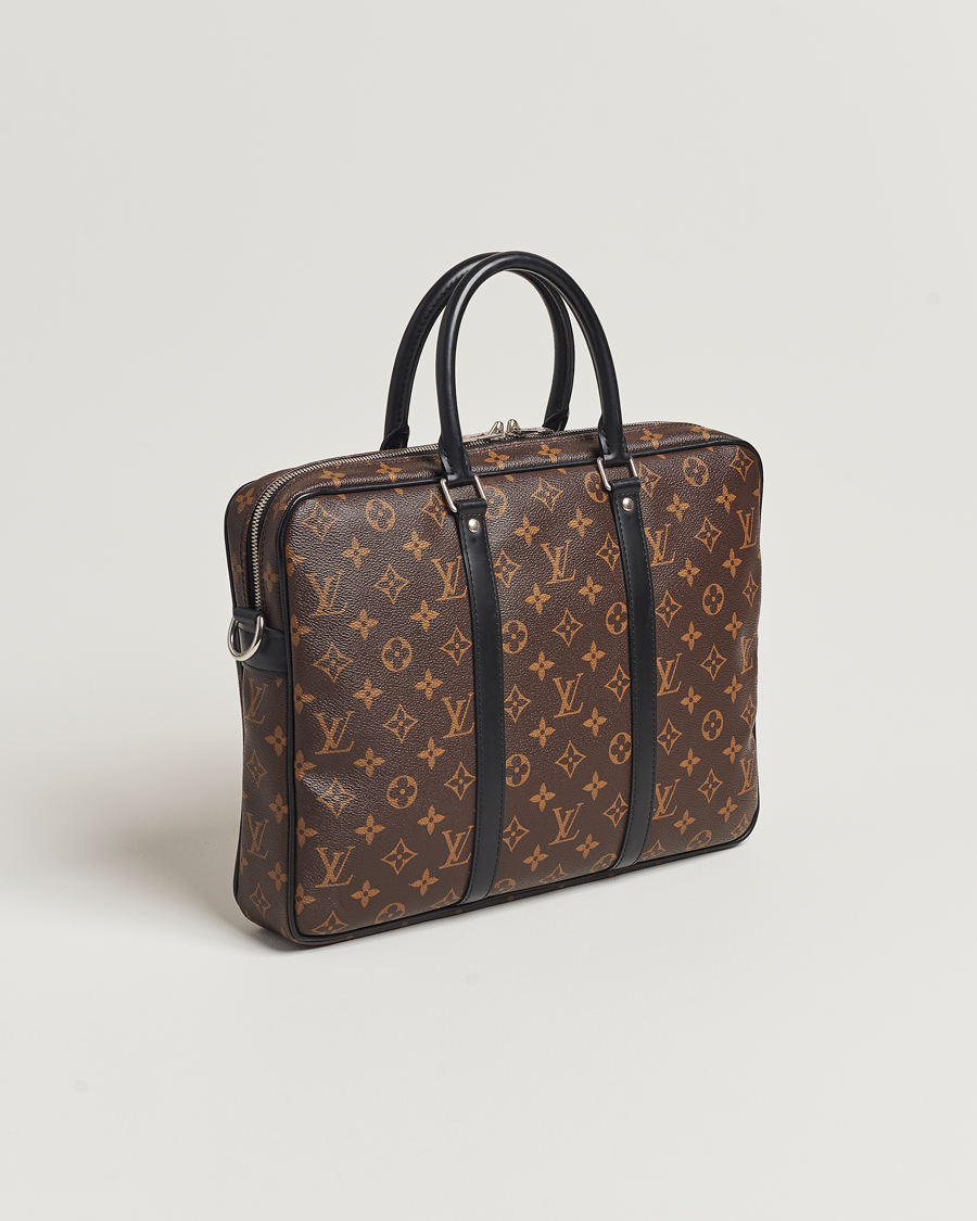 Homme | Louis Vuitton Pre-Owned Porte-Documents Voyage Briefcase Monogram | Louis Vuitton Pre-Owned | Porte-Documents Voyage Briefcase Monogram