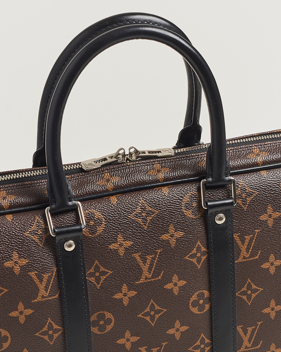 Homme | Louis Vuitton Pre-Owned Porte-Documents Voyage Briefcase Monogram | Louis Vuitton Pre-Owned | Porte-Documents Voyage Briefcase Monogram