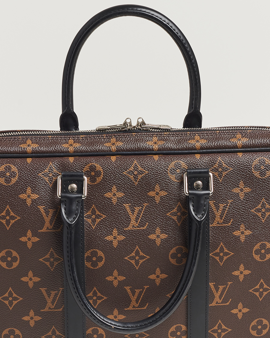 Homme | Louis Vuitton Pre-Owned Porte-Documents Voyage Briefcase Monogram | Louis Vuitton Pre-Owned | Porte-Documents Voyage Briefcase Monogram
