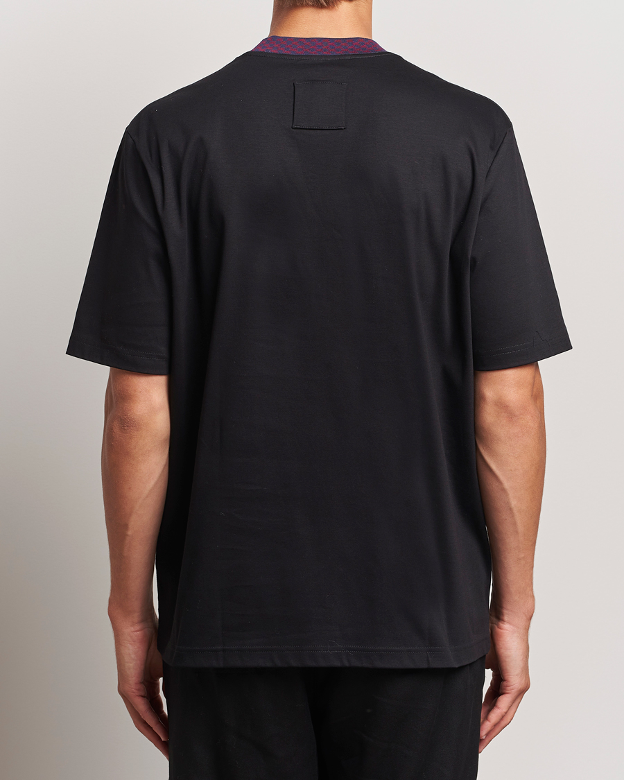 Homme | T-shirts | Lanvin | Curb Detail Logo T-Shirt Black