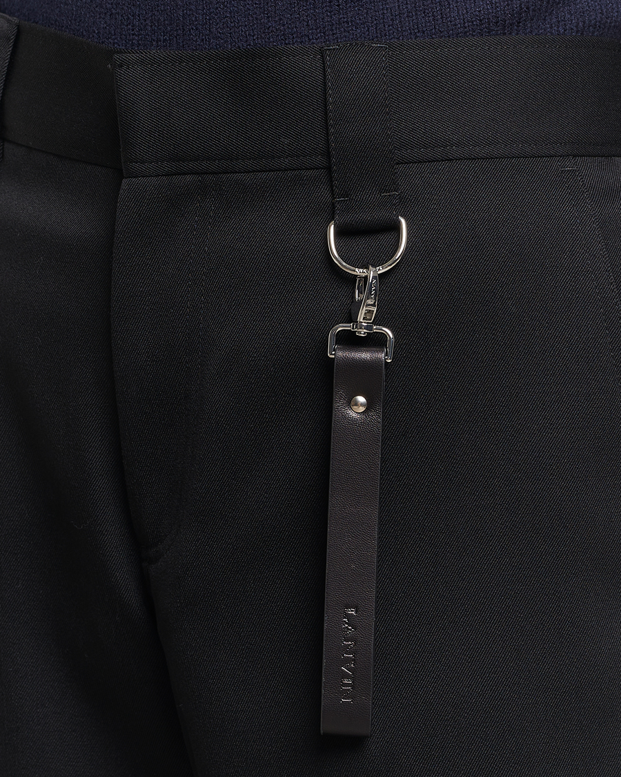 Homme | Pantalons | Lanvin | Casual Straight Wool Trousers Black