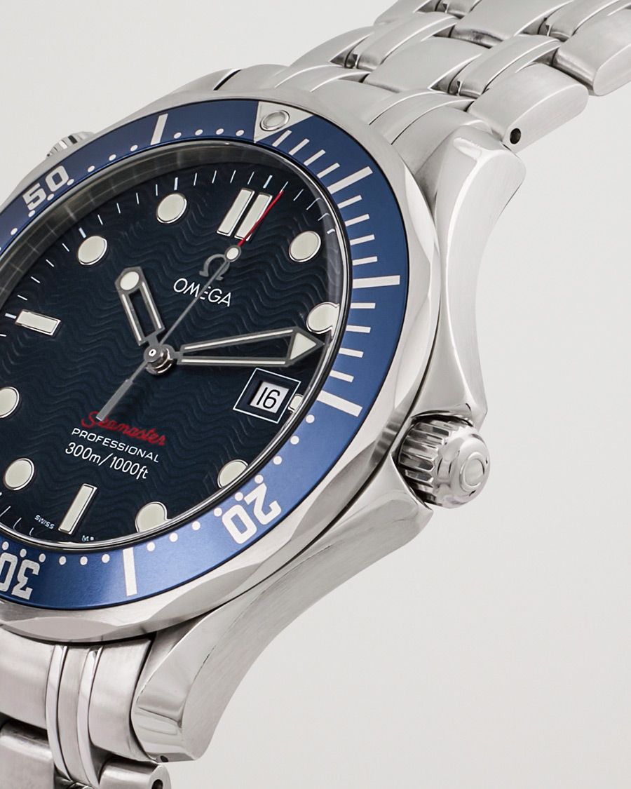 Homme | Omega Pre-Owned Seamaster Diver 300M Red 2221.80.00 Silver | Omega Pre-Owned | Seamaster Diver 300M Red 2221.80.00 Silver