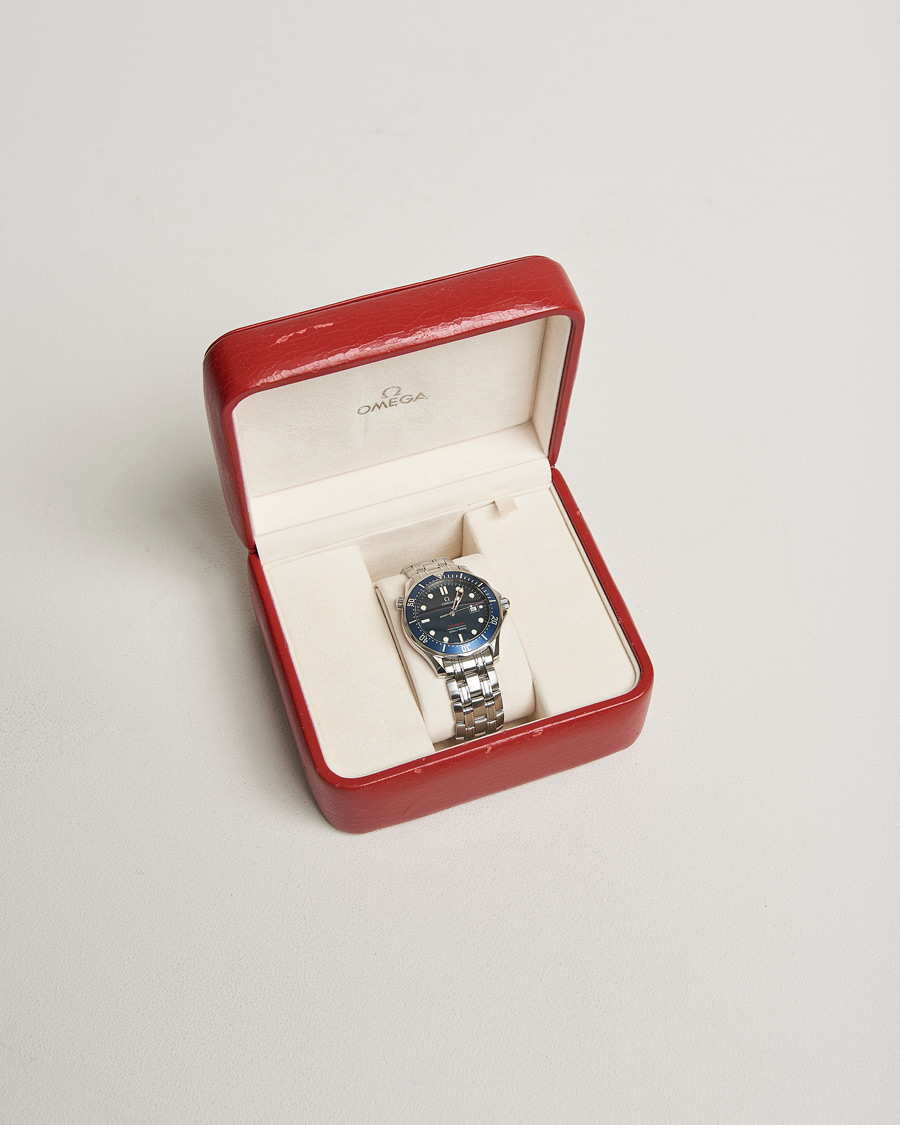 Homme | Omega Pre-Owned Seamaster Diver 300M Red 2221.80.00 Silver | Omega Pre-Owned | Seamaster Diver 300M Red 2221.80.00 Silver