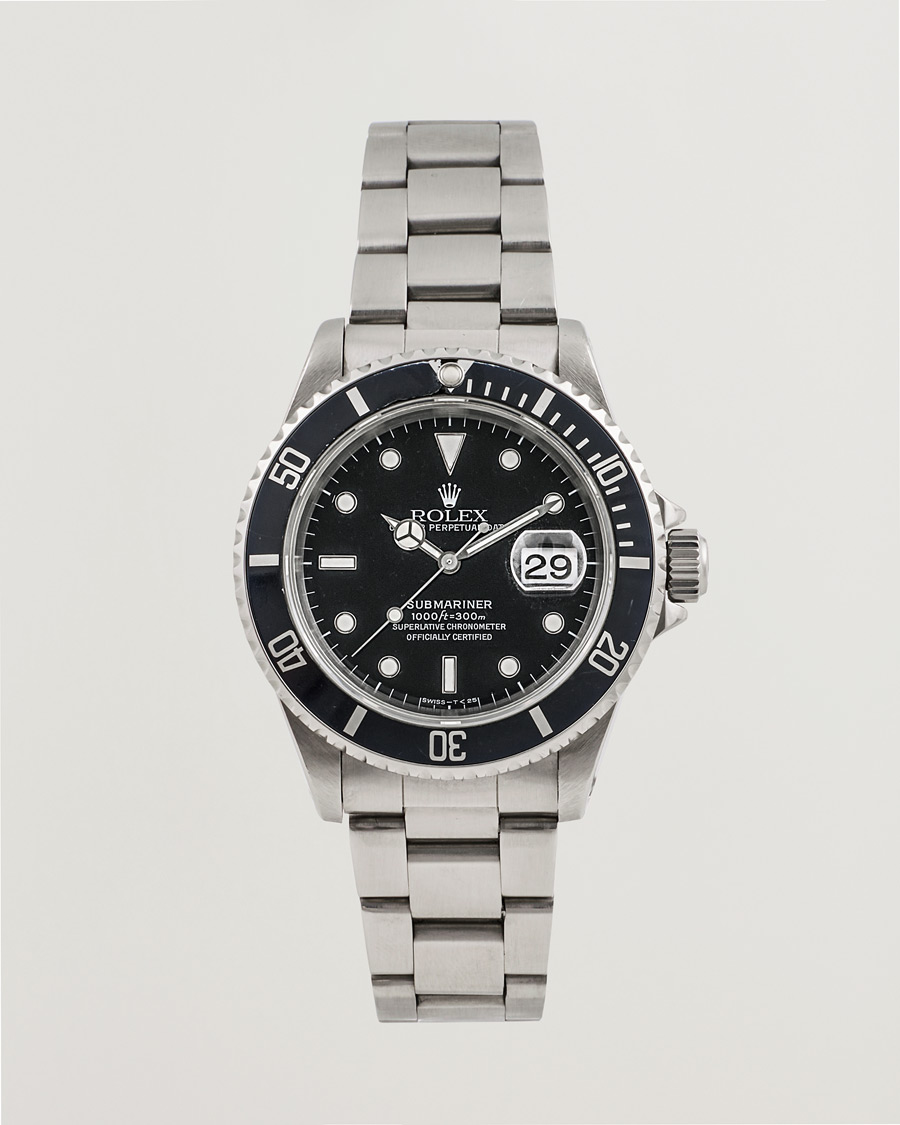 Homme | Rolex Pre-Owned Submariner 16610 Silver | Rolex Pre-Owned | Submariner 16610 Silver