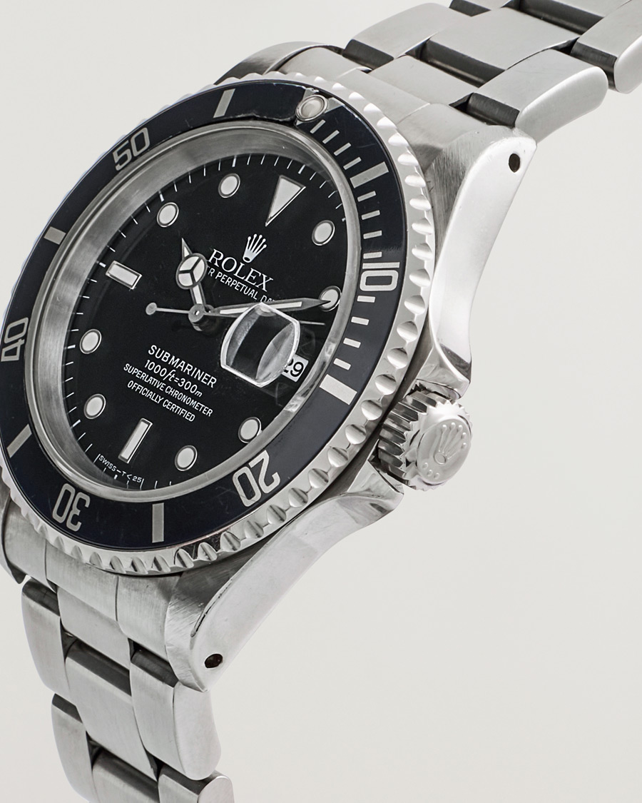 Homme | Rolex Pre-Owned Submariner 16610 Silver | Rolex Pre-Owned | Submariner 16610 Silver