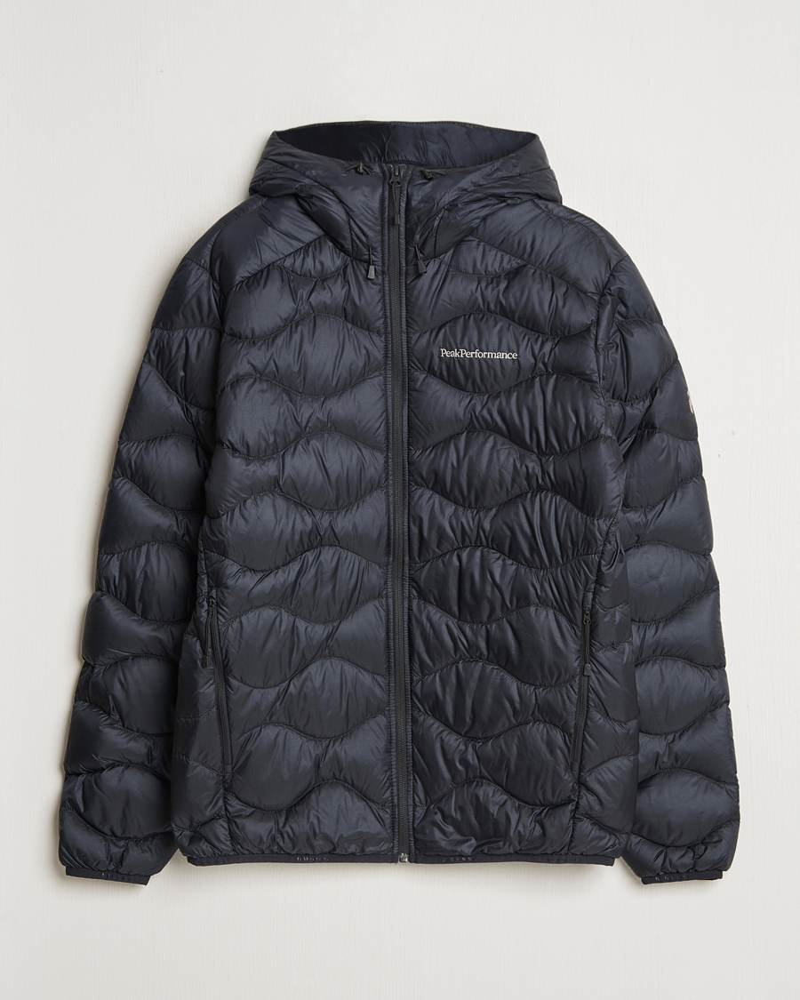 Homme | Manteaux Et Vestes | Peak Performance | Helium Down Hooded Jacket Black