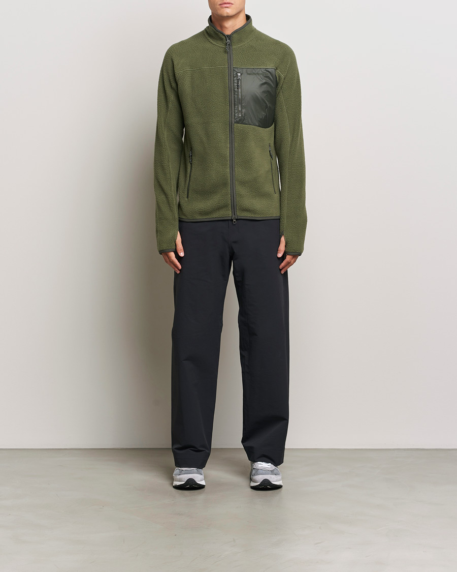 Homme | Pulls Et Tricots | Peak Performance | Pile Full Zip Pine Needle