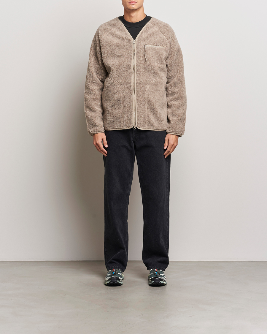 Homme | Pulls Et Tricots | Peak Performance | Heavy Pile Oversized Cardigan Avid Beige