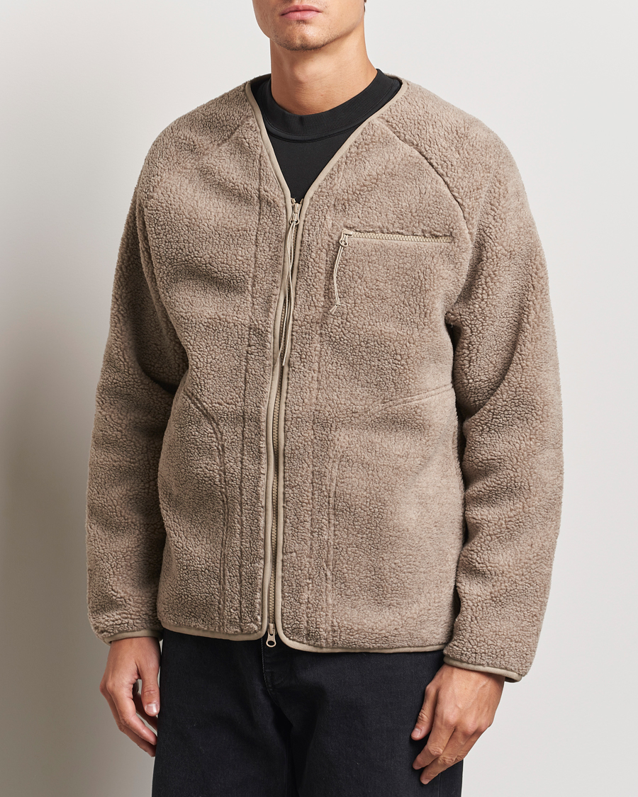 Homme | Pulls Et Tricots | Peak Performance | Heavy Pile Oversized Cardigan Avid Beige