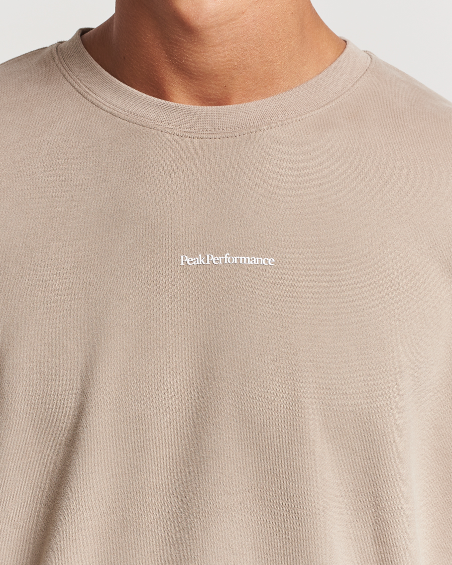 Homme | Pulls Et Tricots | Peak Performance | Original Terry Crew Sweatshirt Avid Beige