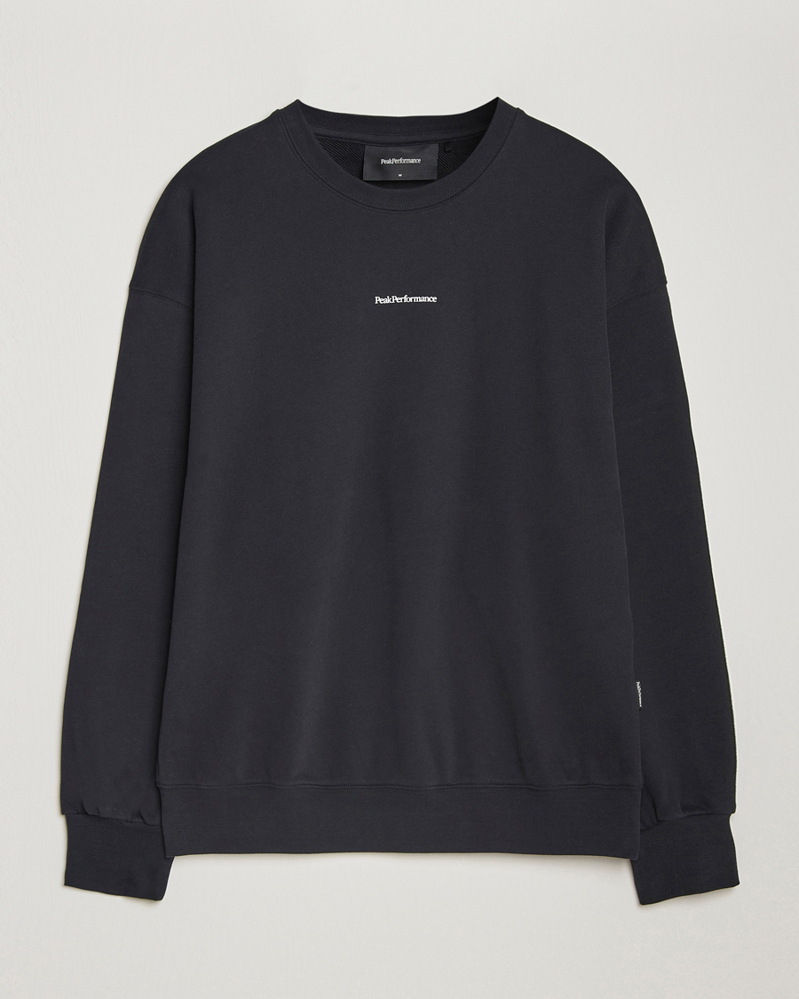Homme | Pulls Et Tricots | Peak Performance | Original Terry Crew Sweatshirt Black