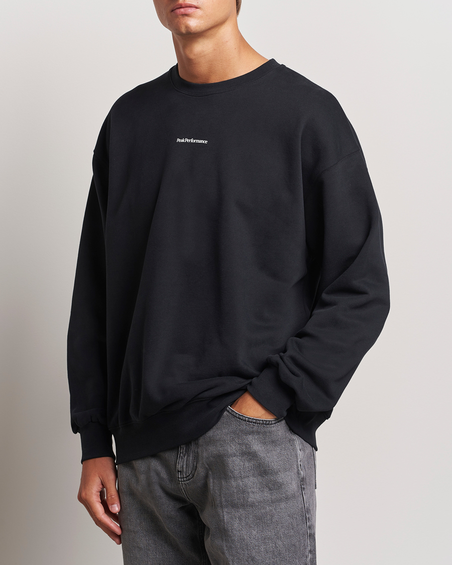 Homme | Pulls Et Tricots | Peak Performance | Original Terry Crew Sweatshirt Black
