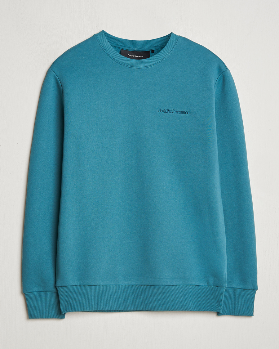 Homme | Pulls Et Tricots | Peak Performance | Original Logo Crew Neck Sweatshirt Hydro Fresh