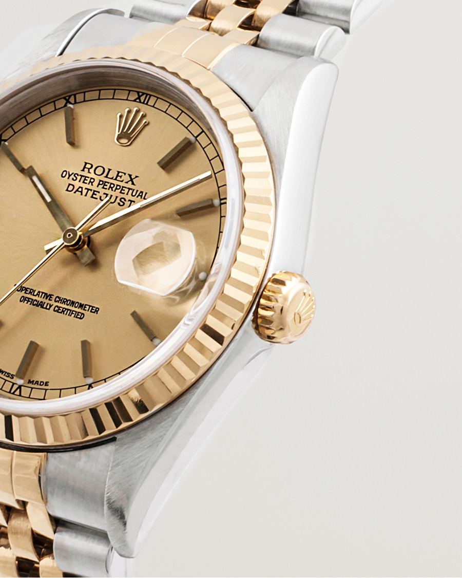 Homme | Rolex Pre-Owned Datejust 16233 G/S Silver | Rolex Pre-Owned | Datejust 16233 G/S Silver