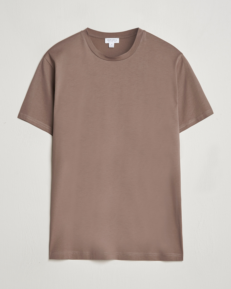 Homme | T-shirts | Sunspel | Riviera Midweight T-Shirt Cedar