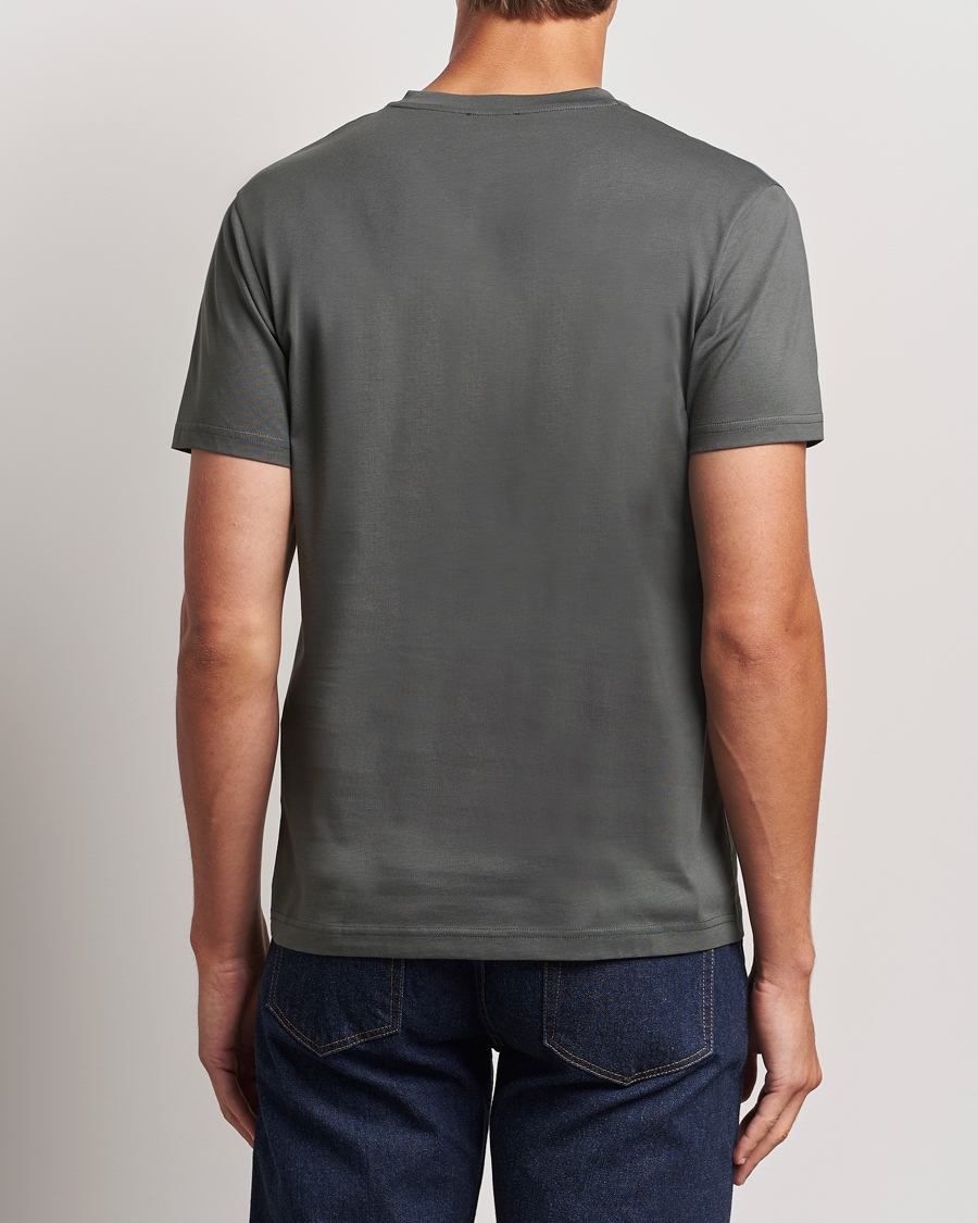 Homme | T-shirts | Sunspel | Riviera Midweight T-Shirt Drill Green