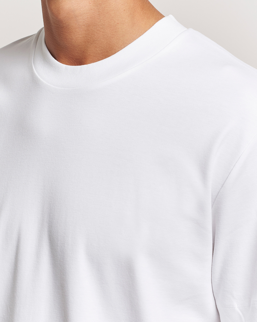 Homme | T-shirts | Sunspel | Heavy Weight Supima Cotton T-Shirt White