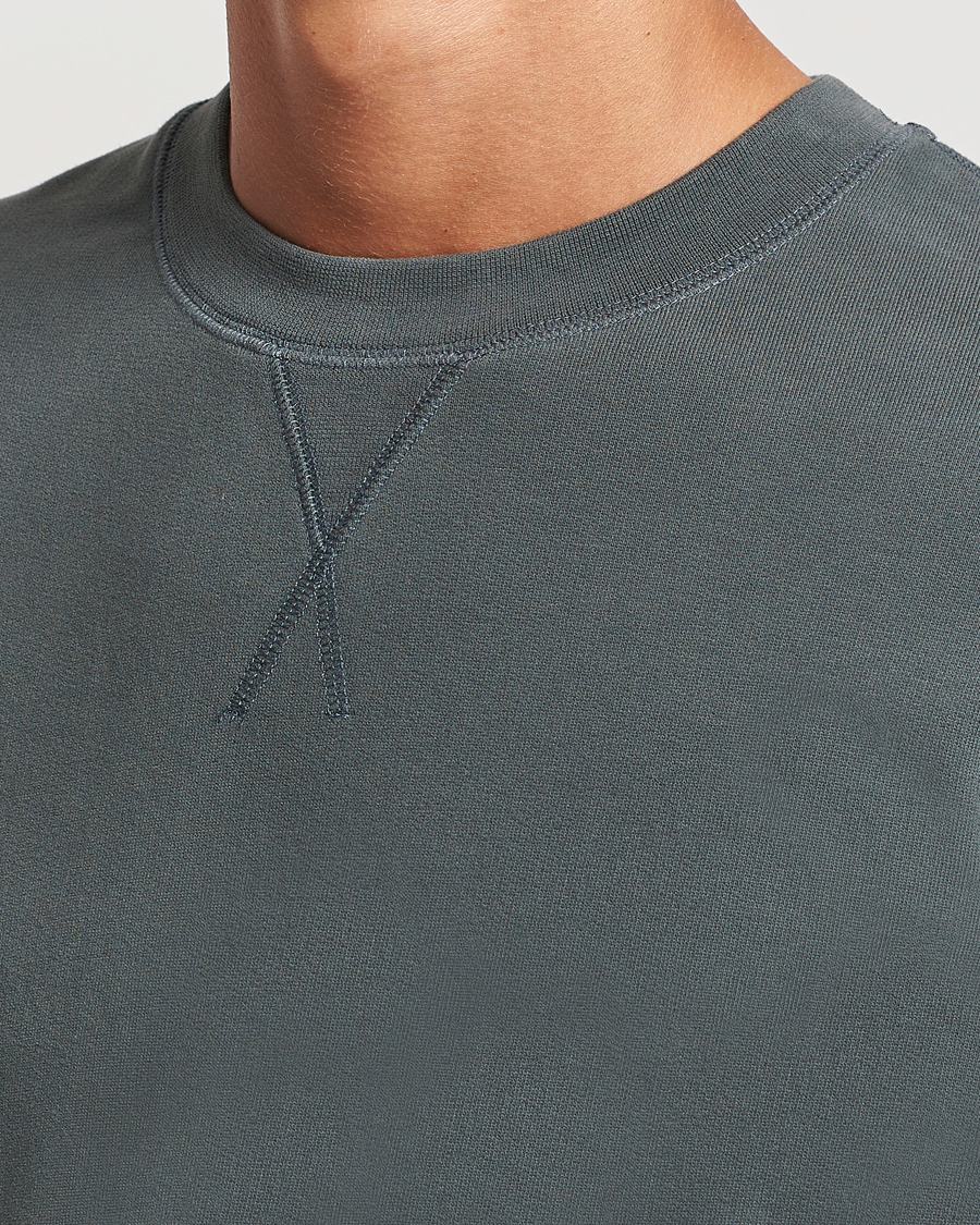 Homme | Pulls Et Tricots | Sunspel | Loopback Sweatshirt Drill Green