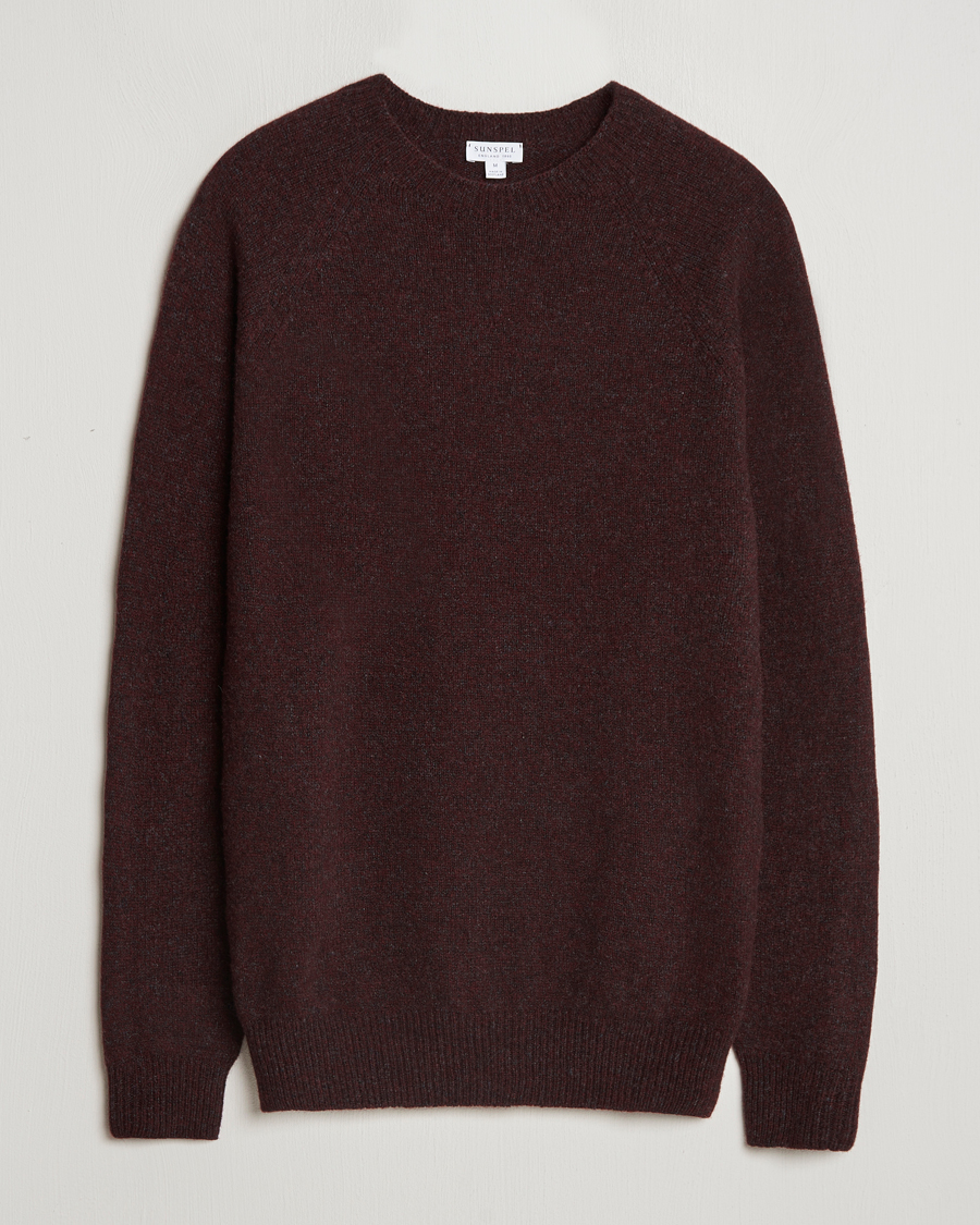 Homme | Pulls Et Tricots | Sunspel | Lambswool Crewneck Port Twist