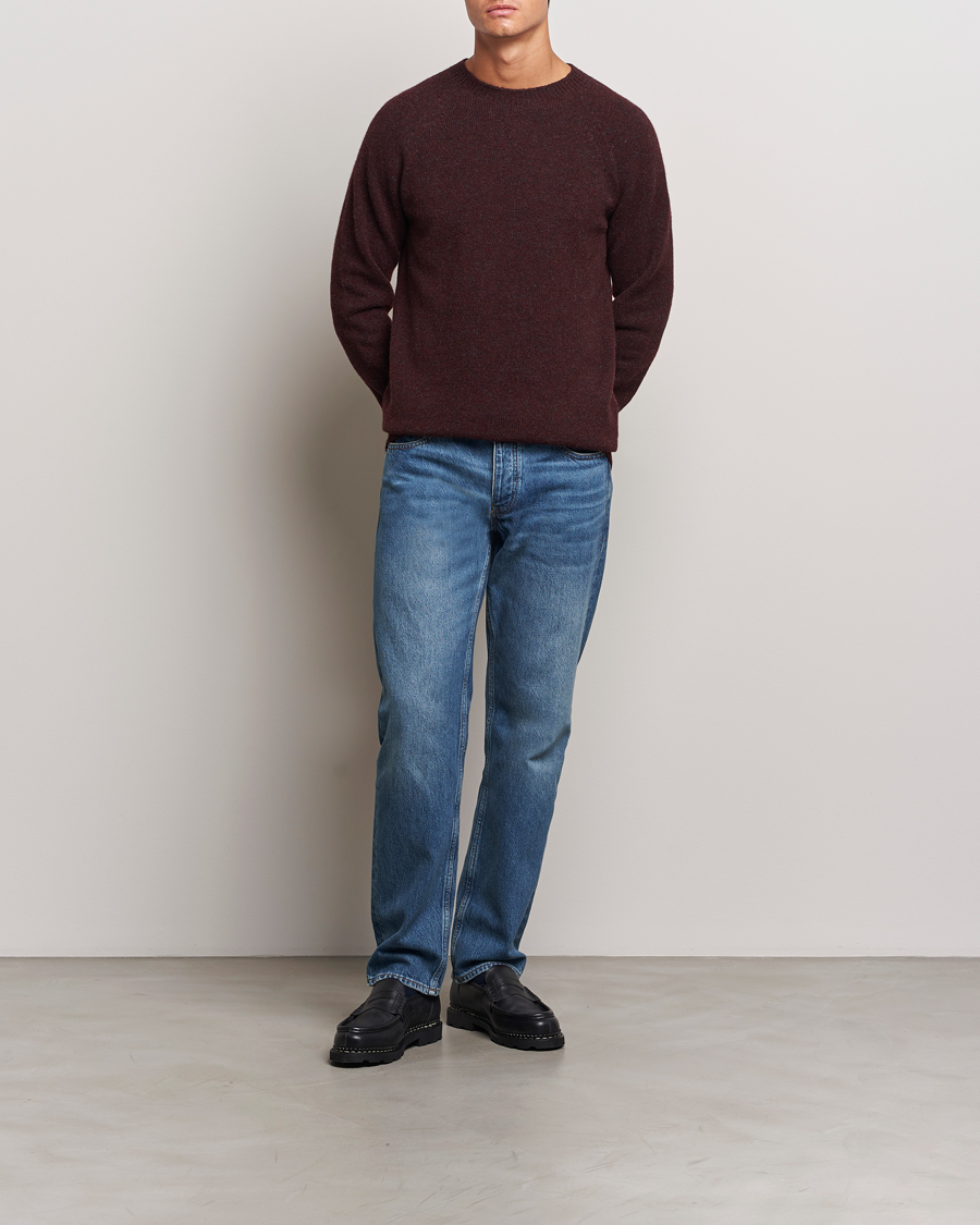 Homme | Pulls Et Tricots | Sunspel | Lambswool Crewneck Port Twist