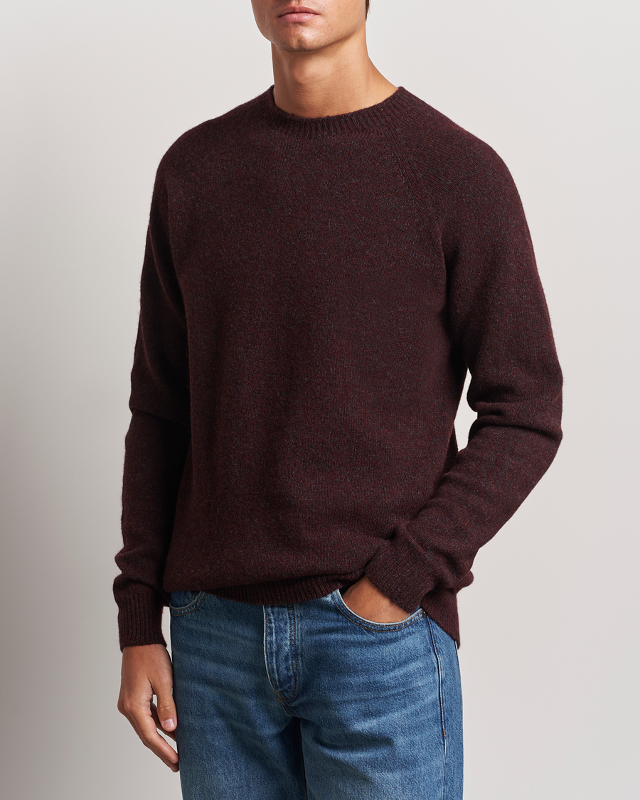 Homme | Pulls Et Tricots | Sunspel | Lambswool Crewneck Port Twist