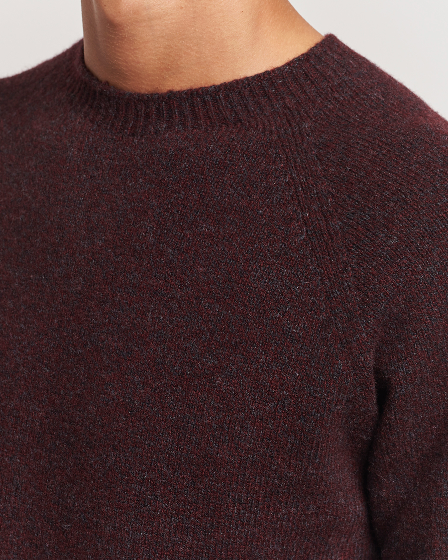 Homme | Pulls Et Tricots | Sunspel | Lambswool Crewneck Port Twist