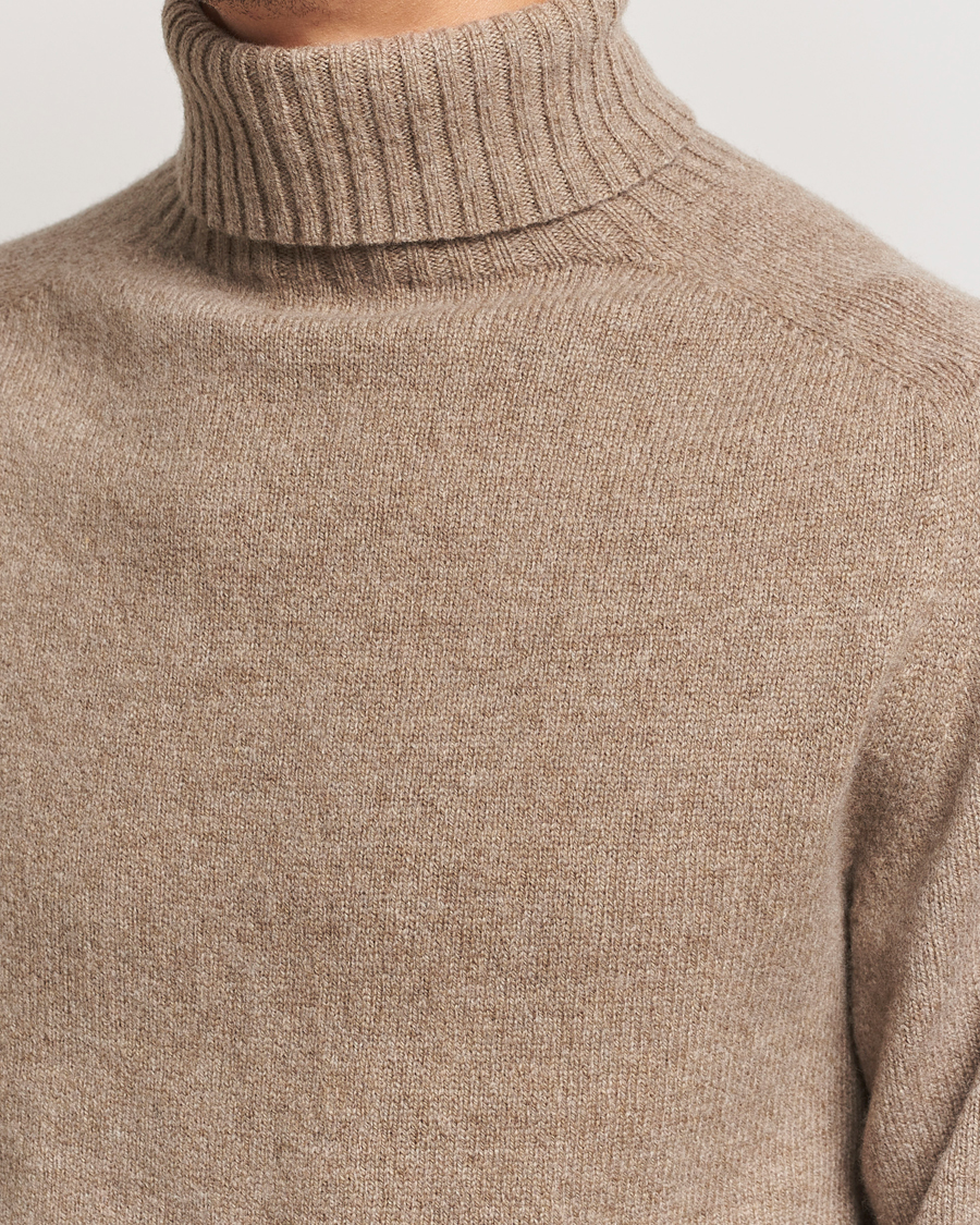 Homme | Pulls Et Tricots | Sunspel | Lambswool Poloshirt Sandstone