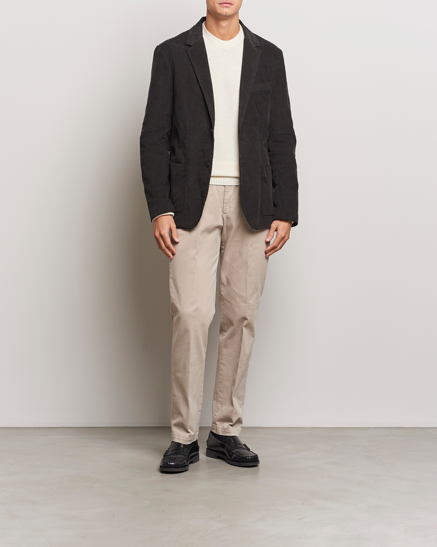 Homme | Blazers | Sunspel | Relaxed Corduroy Blazer Coffee
