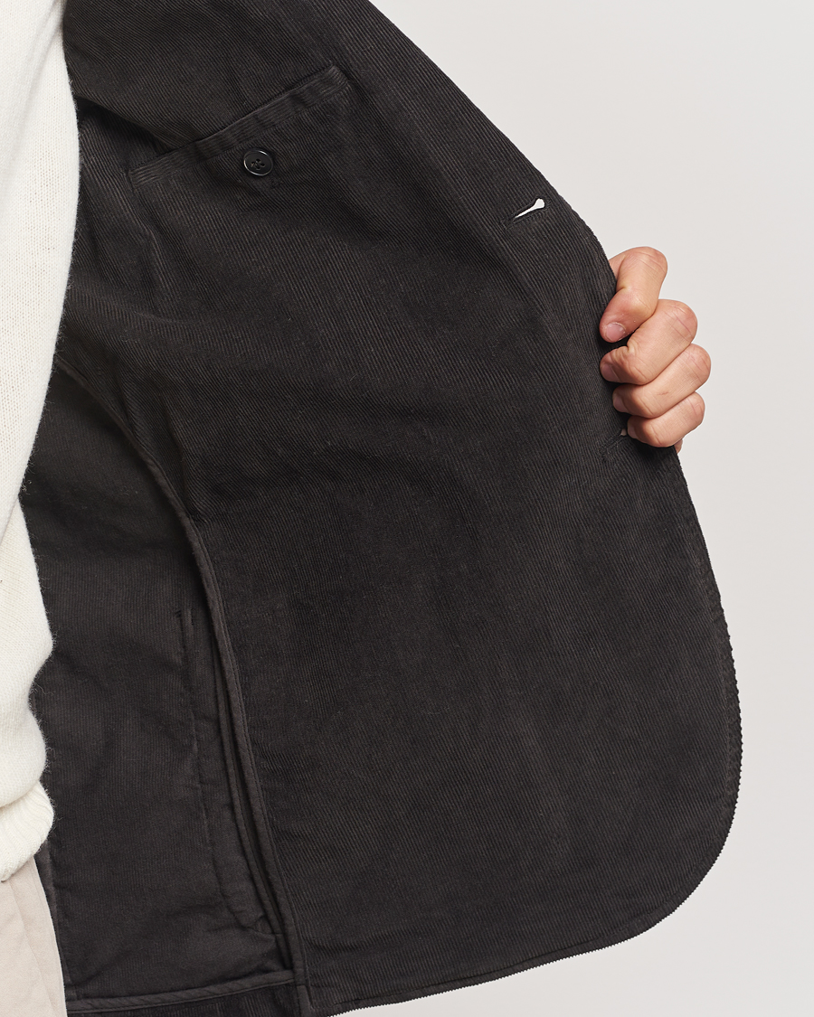 Homme | Blazers | Sunspel | Relaxed Corduroy Blazer Coffee