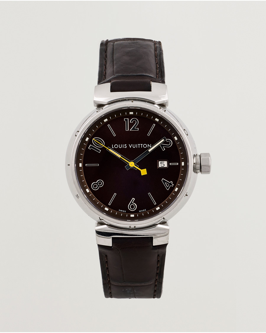 Homme | Louis Vuitton Pre-Owned Tambour Q1111 Silver | Louis Vuitton Pre-Owned | Tambour Q1111 Silver