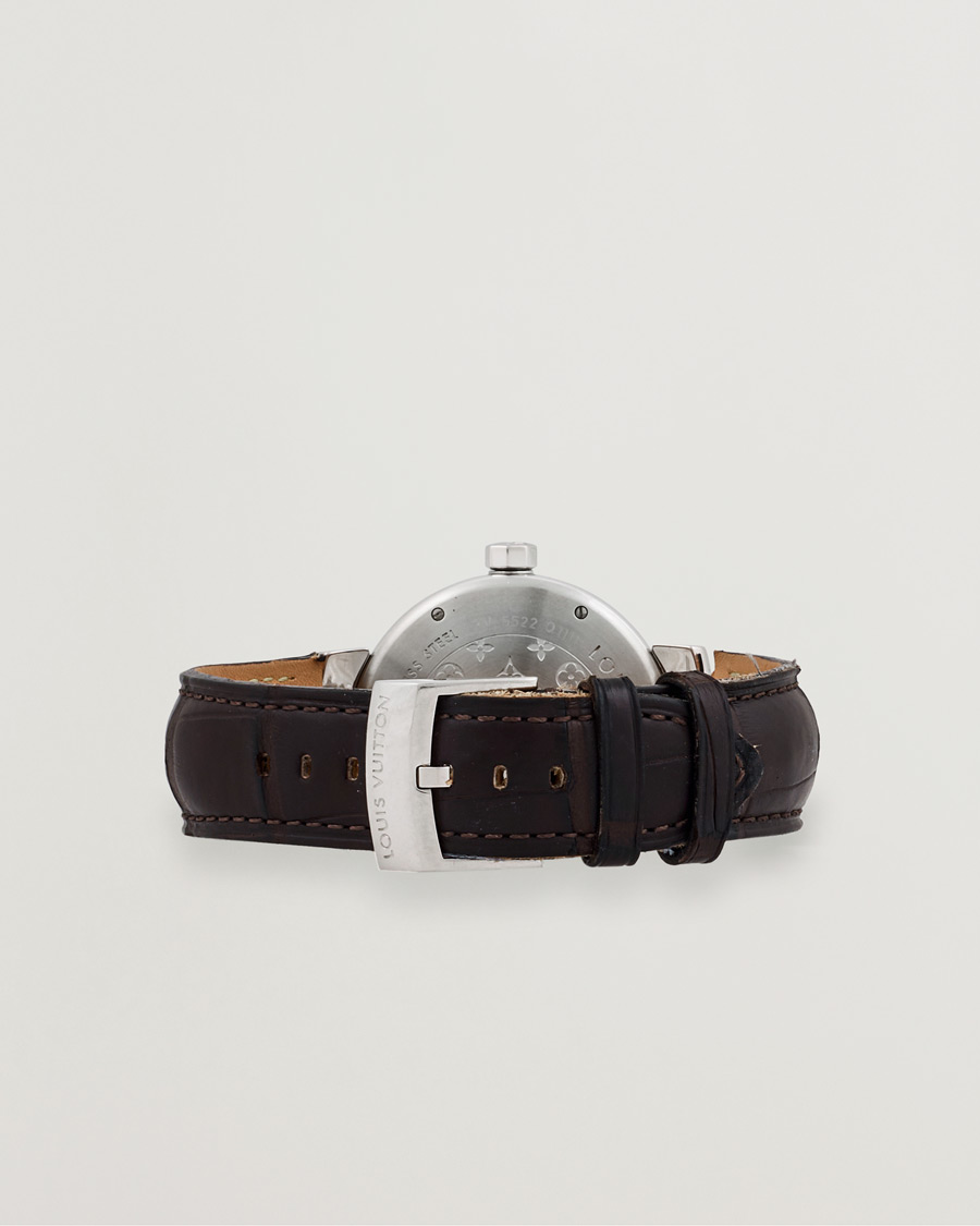 Homme | Louis Vuitton Pre-Owned Tambour Q1111 Silver | Louis Vuitton Pre-Owned | Tambour Q1111 Silver