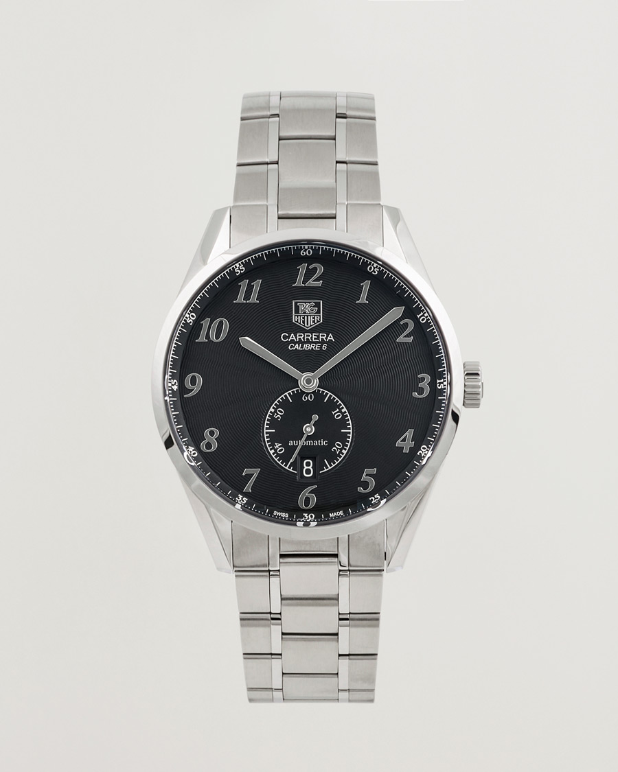 Homme | Tag Heuer Pre-Owned Carrera Calibre 6 WAS2110 Silver | Tag Heuer Pre-Owned | Carrera Calibre 6 WAS2110 Silver