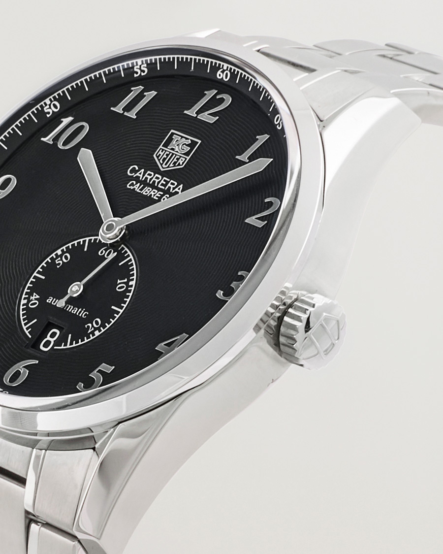 Homme | Tag Heuer Pre-Owned Carrera Calibre 6 WAS2110 Silver | Tag Heuer Pre-Owned | Carrera Calibre 6 WAS2110 Silver