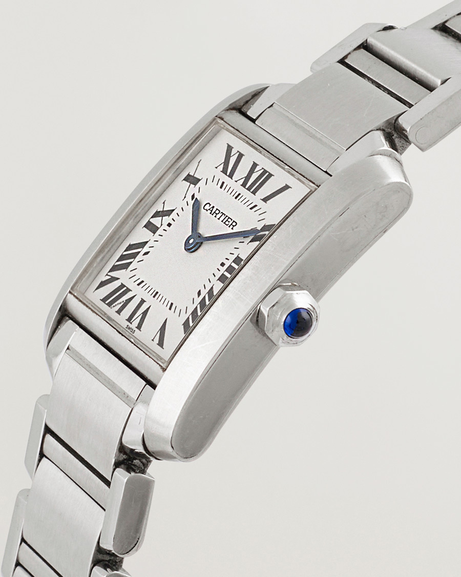 Homme | Cartier Pre-Owned Tank Française 2301 Silver | Cartier Pre-Owned | Tank Française 2301 Silver