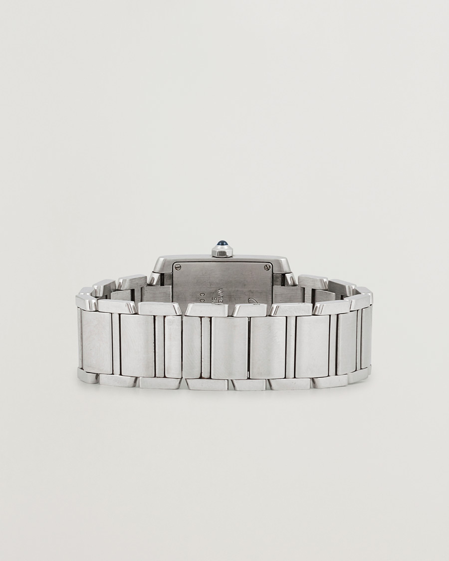 Homme | Cartier Pre-Owned Tank Française 2301 Silver | Cartier Pre-Owned | Tank Française 2301 Silver