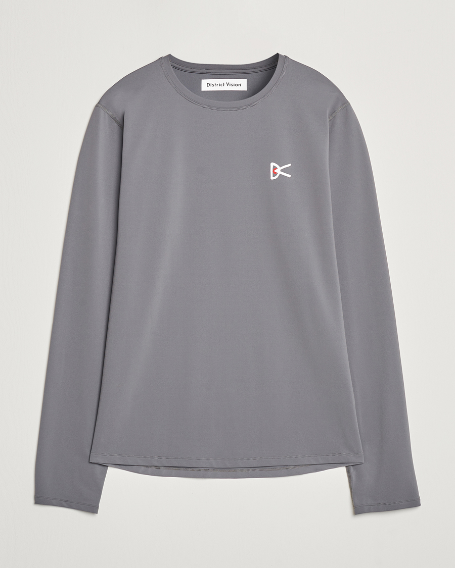 Homme | T-shirts | District Vision | Lightweight Long Sleeve T-Shirt Carbon