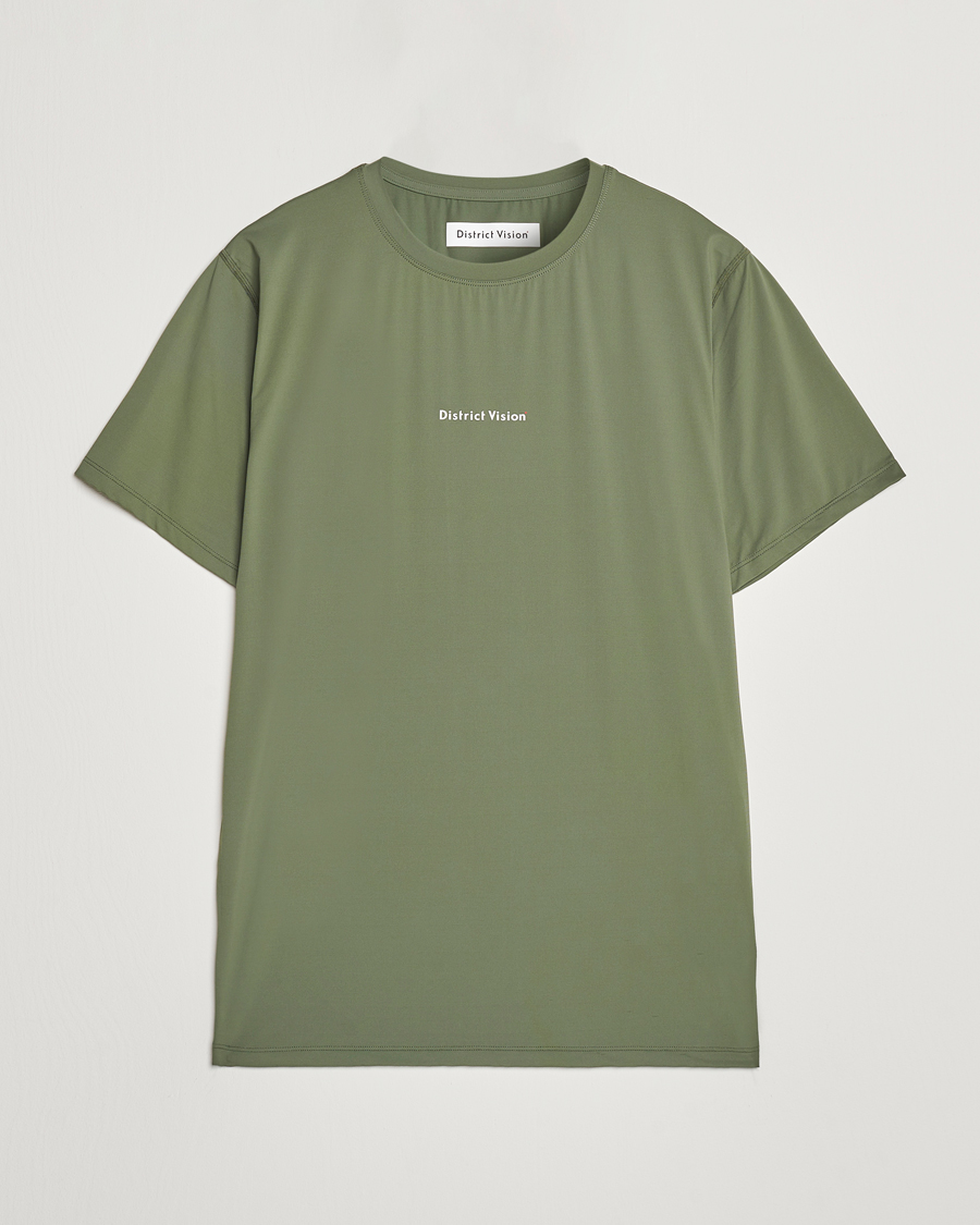 Homme | T-shirts | District Vision | Ultralight Aloe Short Sleeve Sage