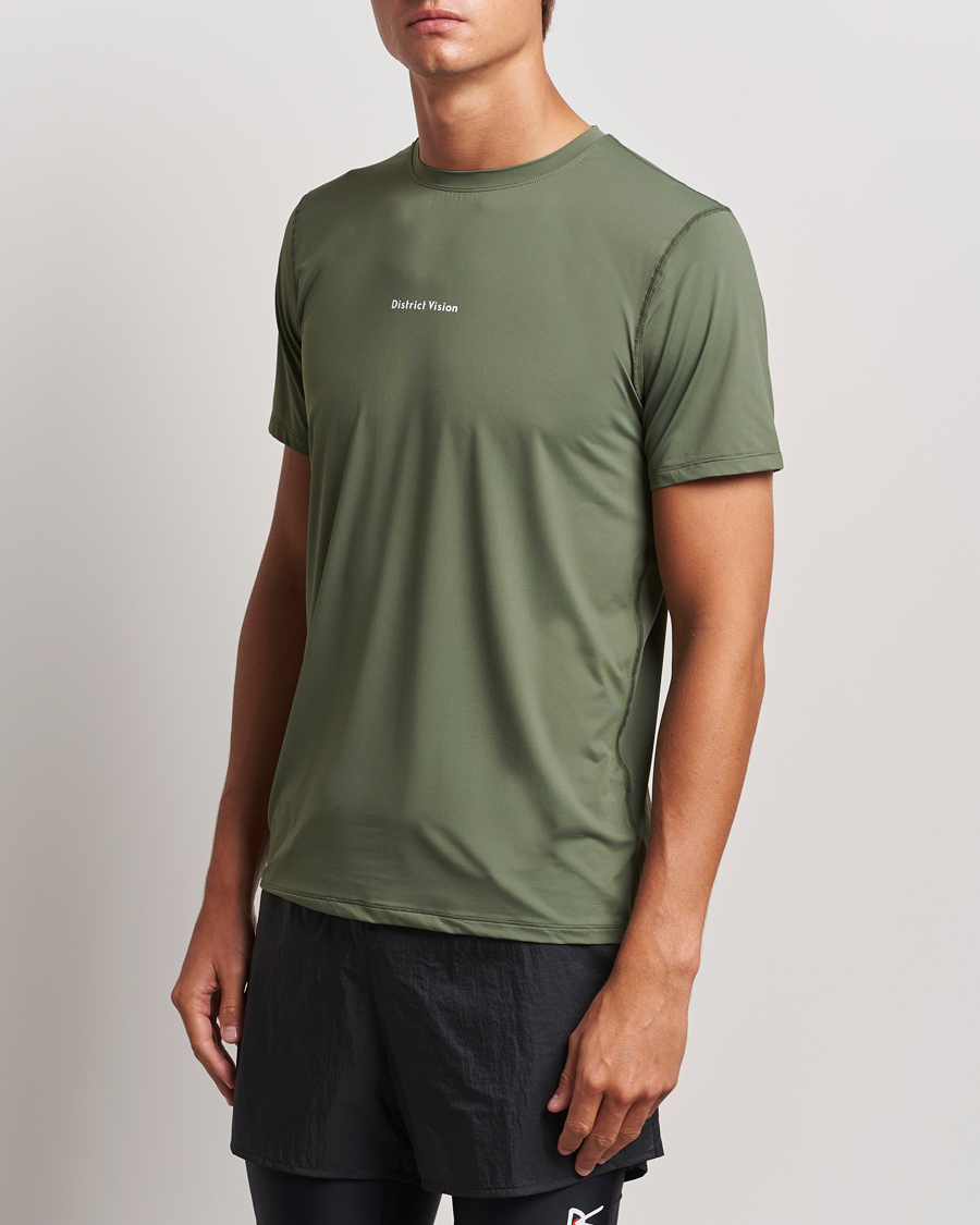 Homme | T-shirts | District Vision | Ultralight Aloe Short Sleeve Sage