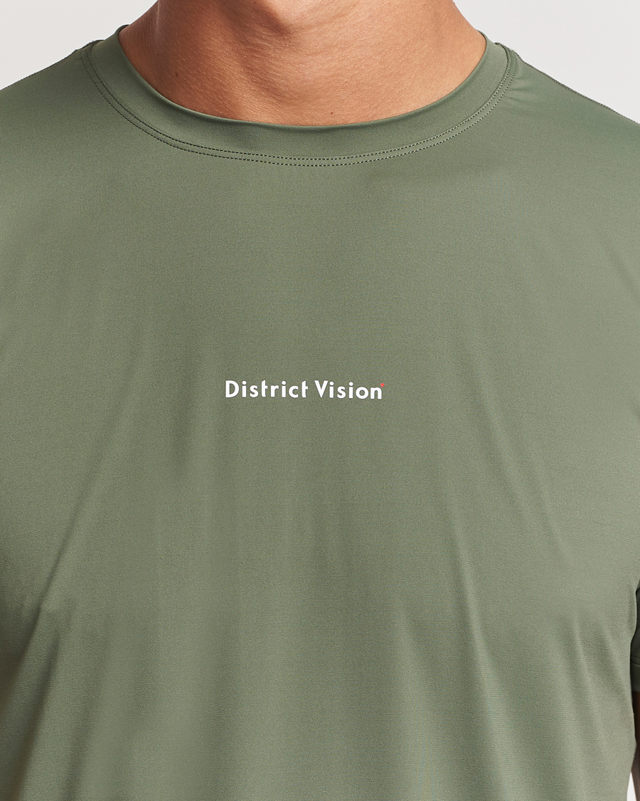 Homme | T-shirts | District Vision | Ultralight Aloe Short Sleeve Sage